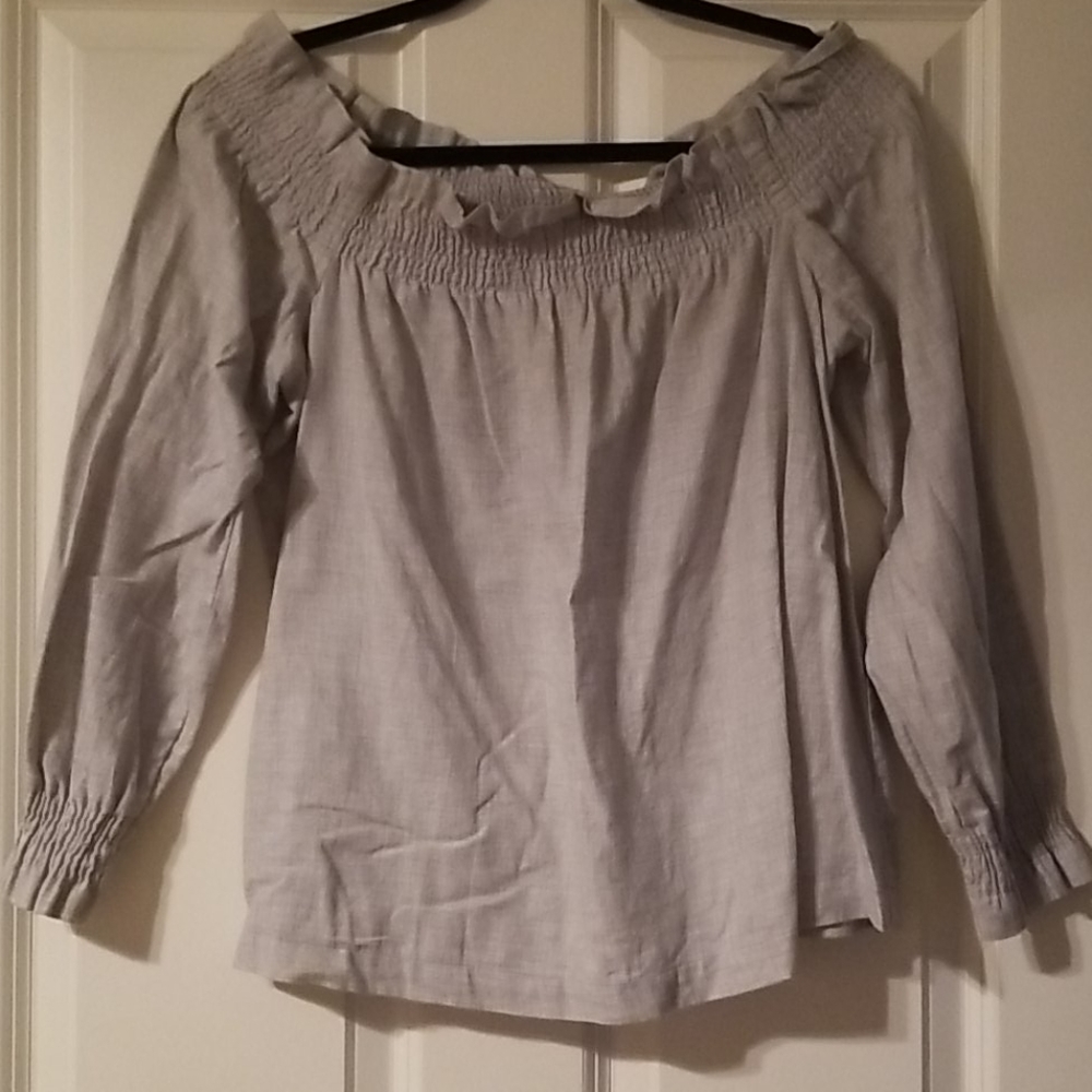 Off The Shoulder LOFT shirt